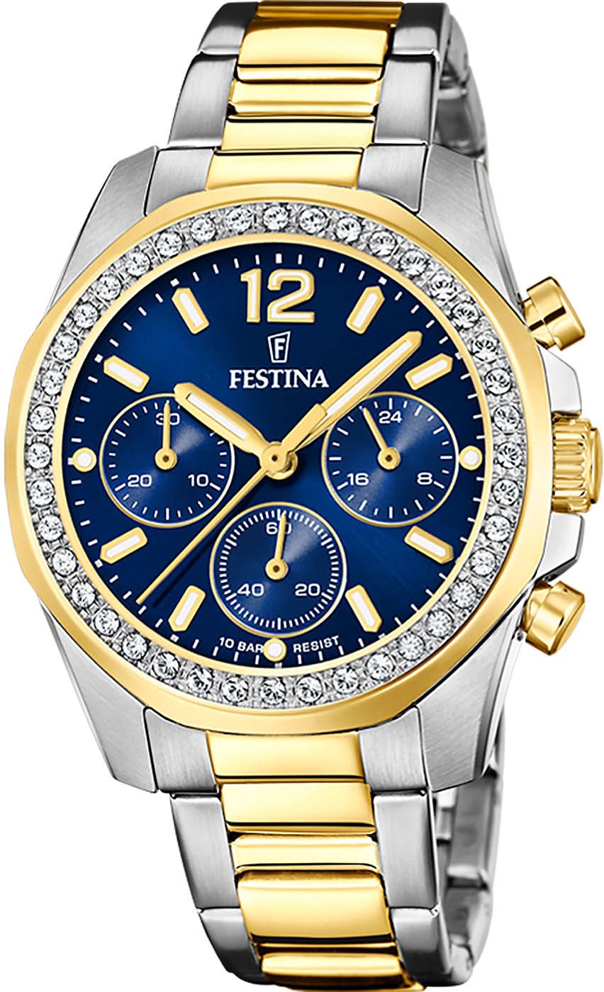 Festina Boyfriend F20607/2 Ladies' Watch • Quartz Movement • Stainless Steel