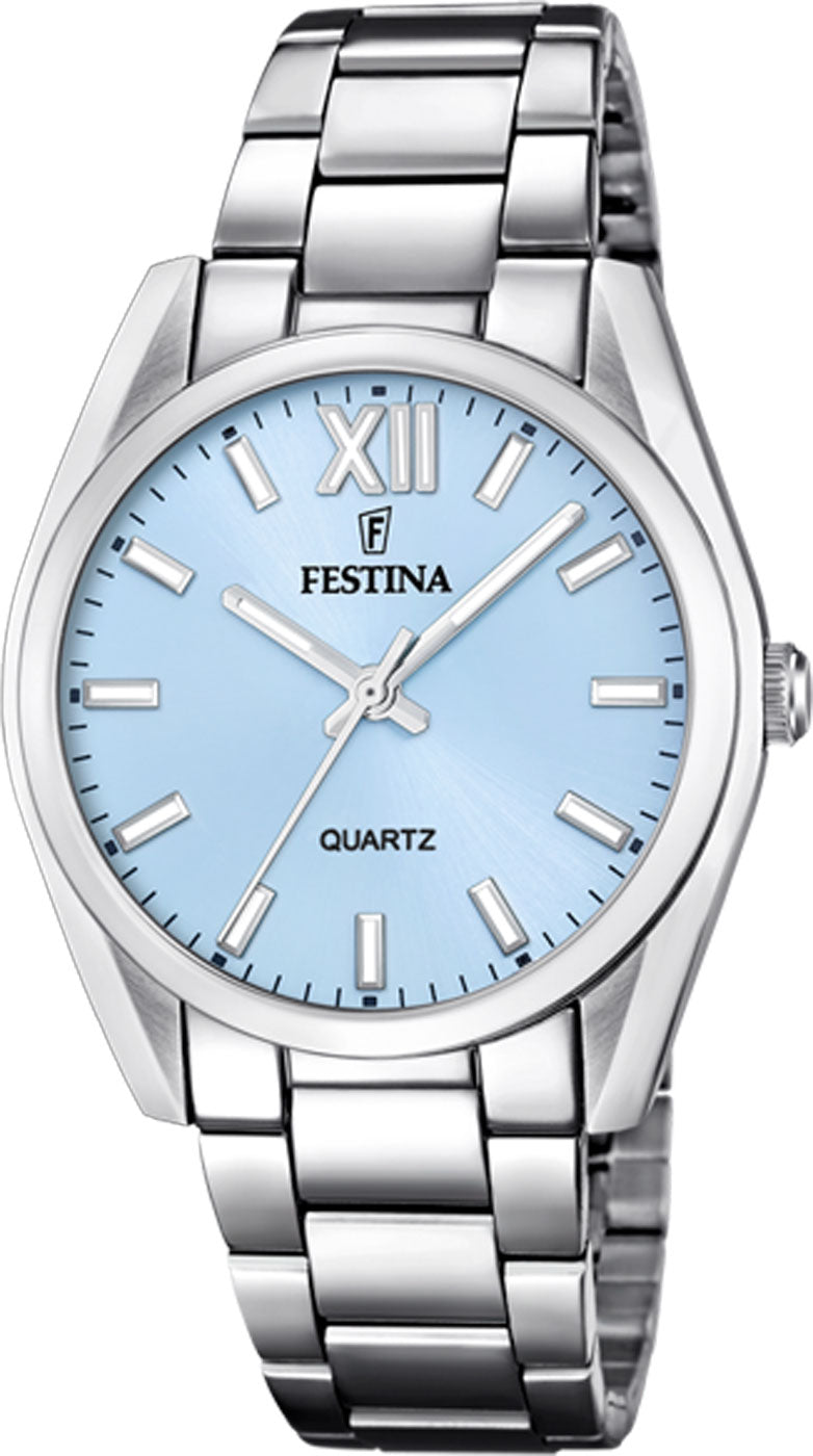 Festina Alegría F20622/3 Damenuhr • Blaues Zifferblatt • Robuster Edelstahl
