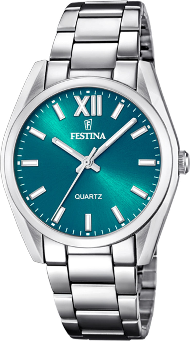 Festina Alegría F20622/C Damenuhr • Grünes Design • Edelstahl