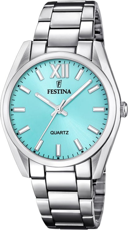 Festina Alegria F20622/D Damenuhr • Hellblau • Edelstahl