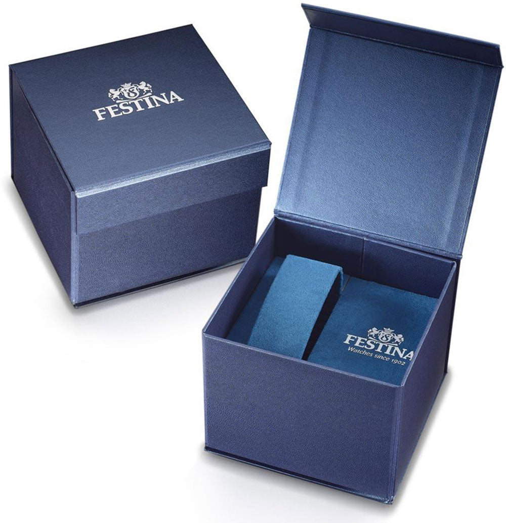 Festina Multifunction F20623/2 Herrenuhr • 10 ATM Wasserdicht • Edelstahl