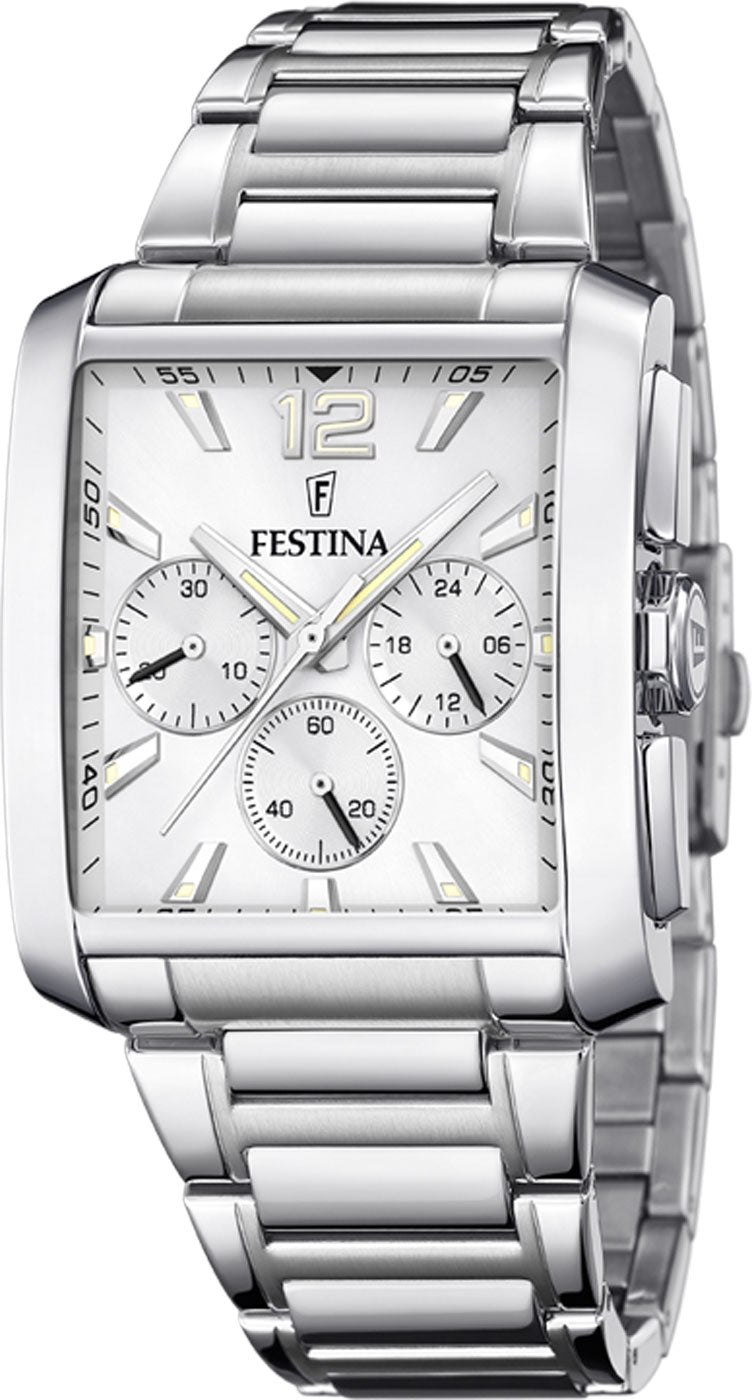 Herrenchronograph Edelstahl, eckig - Festina Modell: 20635_1