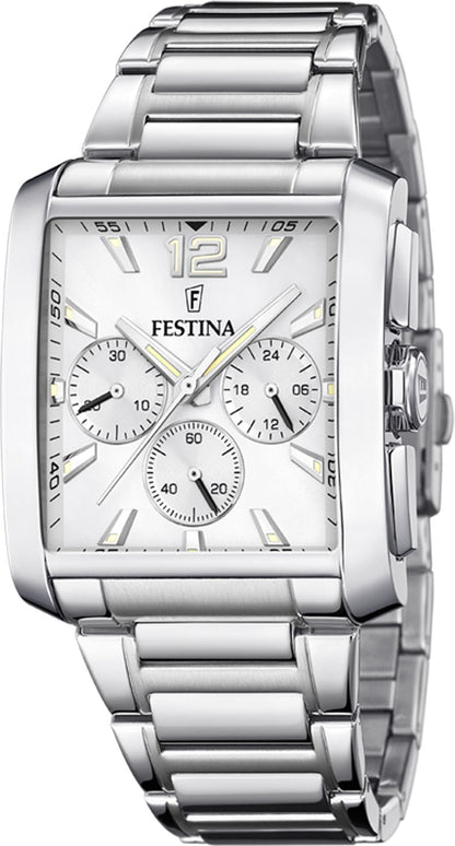 Herrenchronograph Edelstahl, eckig - Festina Modell: 20635_1