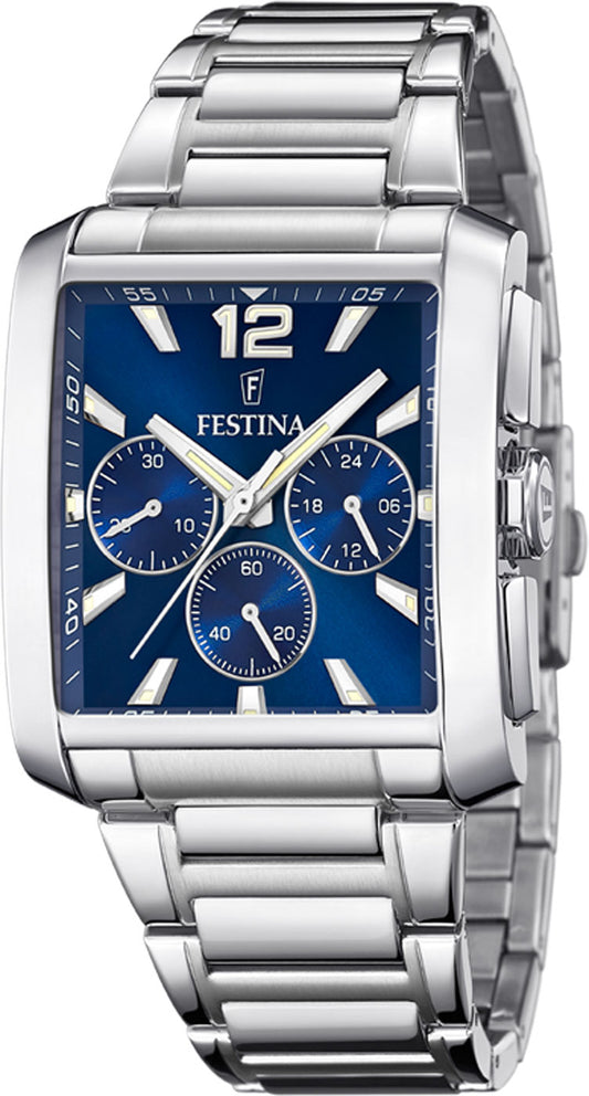 Herrenchronograph Edelstahl, eckig - Festina Modell: 20635_2