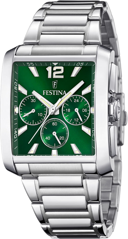 Herrenchronograph Edelstahl, eckig - Festina Modell: 20635_3