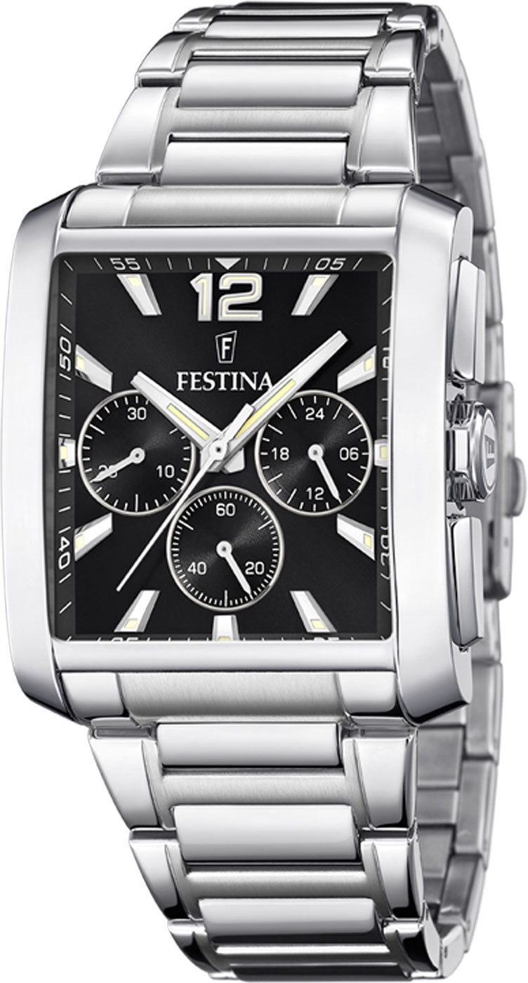 Herrenchronograph Edelstahl, eckig - Festina Modell: 20635_4