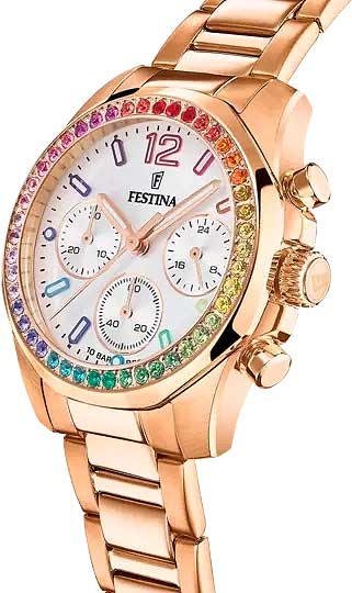 Festina Rainbow F20639/2 Damenuhr • Chronograph • 10 ATM
