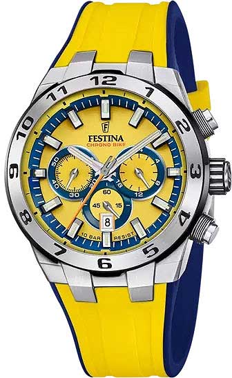 Herrenuhr Chronograph mit leuchtenden Zeigern und Indizes - Festina Modell: 20671_4