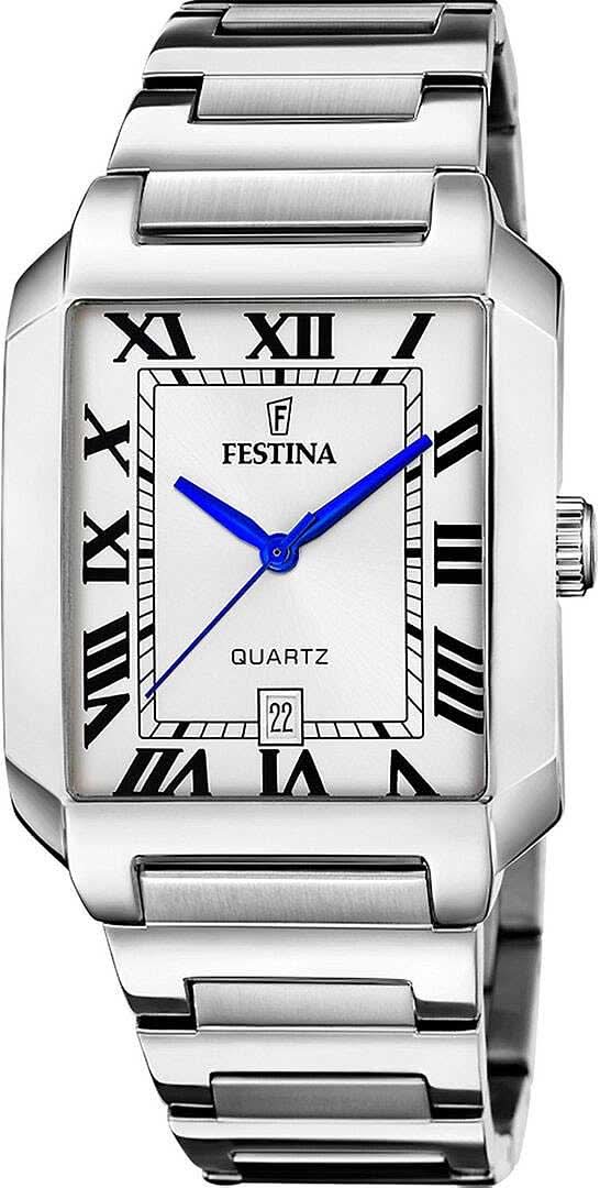 Festina On the Square F20677/1 Herrenuhr • Edelstahl • Chic