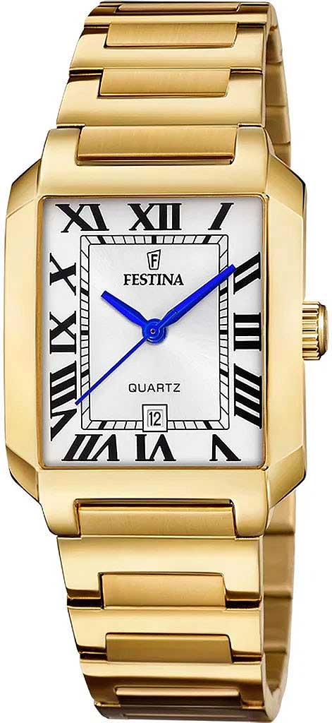 Festina On the Square F20680/1 Damenuhr • Edelstahl • Rechteck-Gehäuse