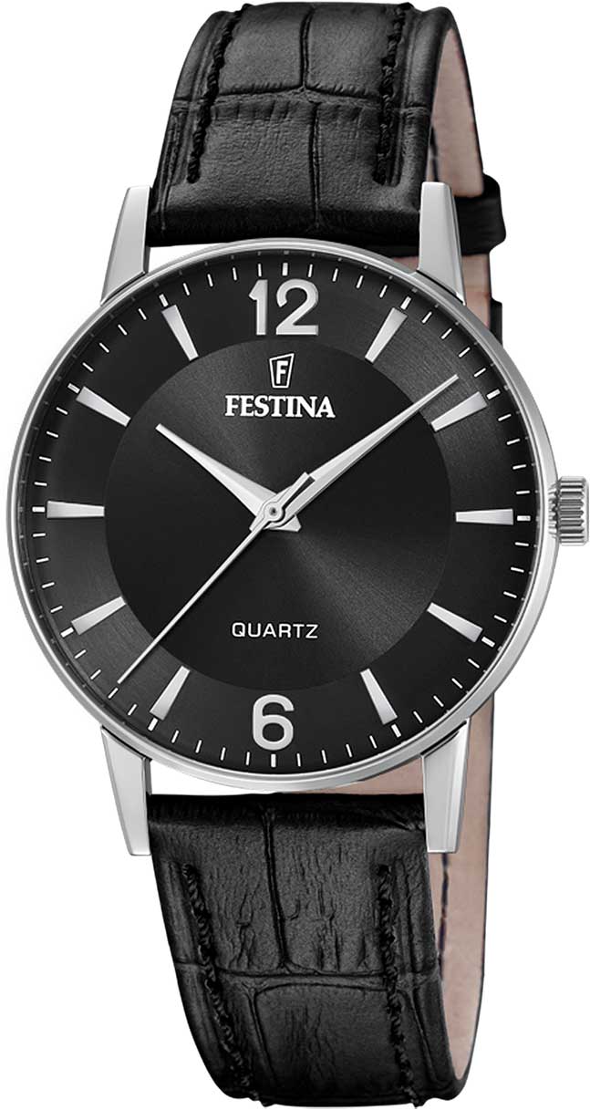 Festina Classics F20690/4 Herrenuhr • Miyota • Lederarmband