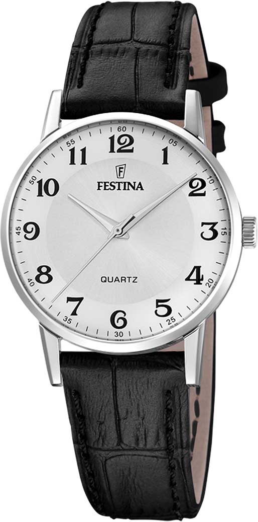 Festina Classics F20691/1 Damen Uhr • Präzises Quarz Uhrwerk • Robustes Edelstahlgehäuse