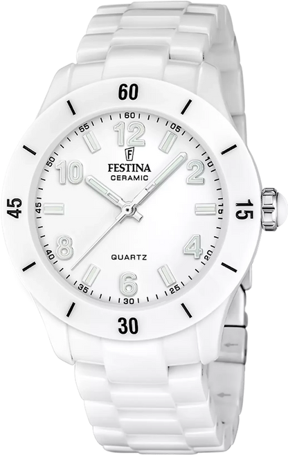 Festina Ceramic F20720/1 Damenuhr • Keramik • Weiß