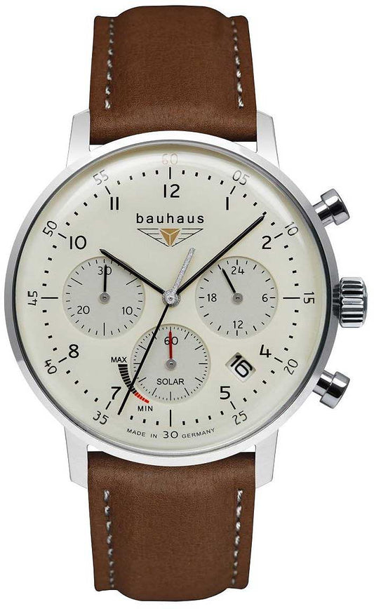 Bauhaus Classic 68058 Herren Uhr • Solar • Chronograph