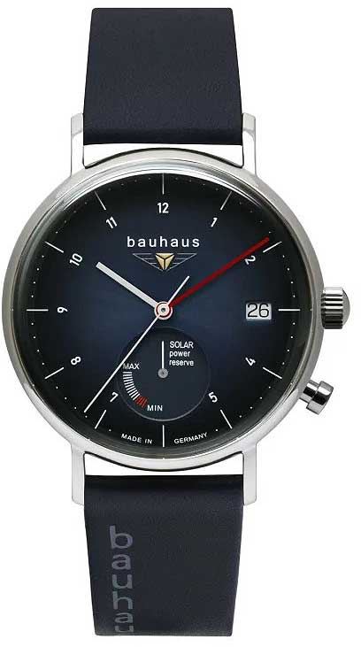 Bauhaus 2112-3 Herrenuhr • Solar-Antrieb • Made in Germany