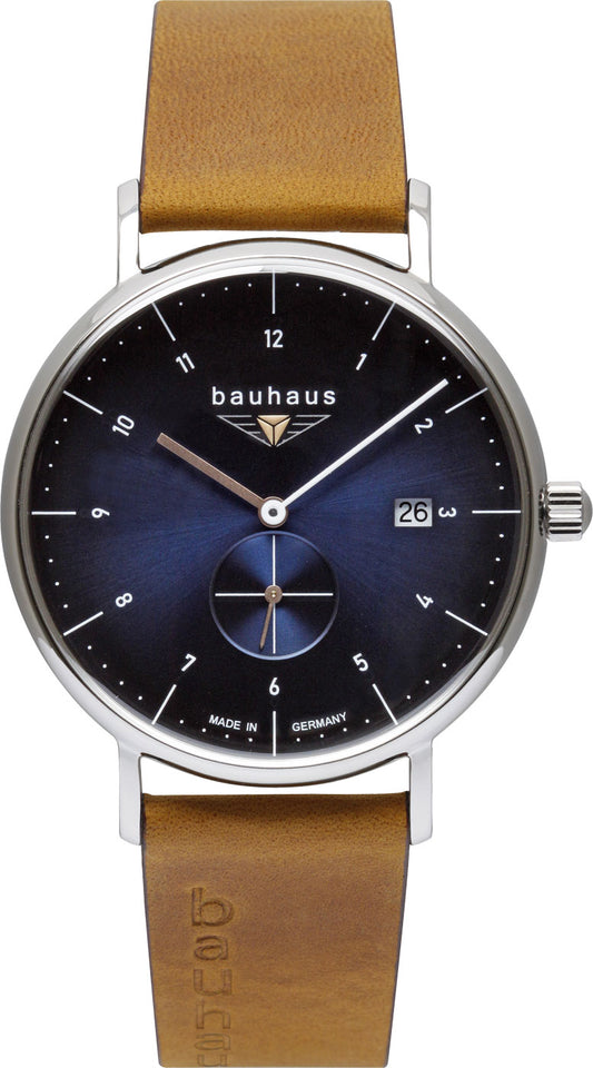 Herrenuhr Quarz Edelstahlgehäuse - Bauhaus Modell: 2130-3