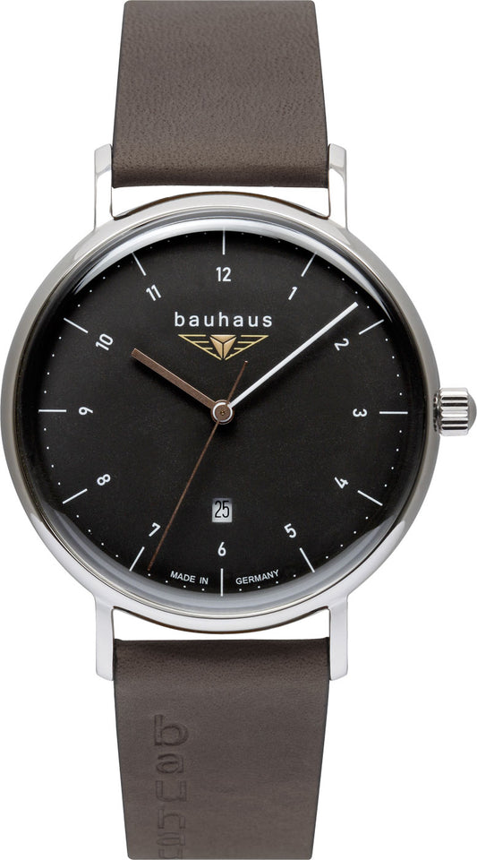 Bauhaus 2142-2 Herren Uhr • Made in Germany • Schweizer Quarzwerk