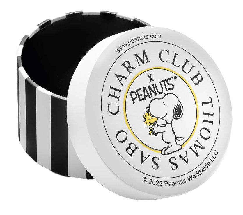 Charm-Anhänger 18k vergoldetes recyceltes 925 Silber mit Kaltemail Snoopy & Woodstock Friends Motiv Thomas Sabo Modell: 2228-427-7