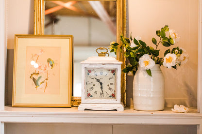 mechanische Tischuhr - Vintage Weiß - Hermle Modell: 22915-V60340