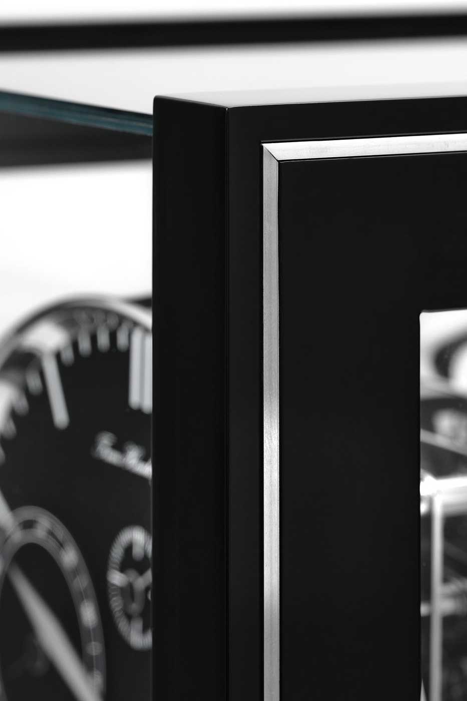 Tischuhr Schwarz 4/4 Westminster - Hermle Modell: 23058-740352