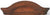 AMS Wanduhr 53x27x13 cm Holz • Mechanisches 8-Tage-Werk • Westminster-Melodie
