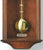 AMS Wanduhr 53x27x13 cm Holz • Mechanisches 8-Tage-Werk • Westminster-Melodie