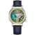 Bulova Accutron Spaceview 314 26A213 Herren Armbanduhr Grün • Stimmgabel-Kaliber • Super Titanium Gehäuse