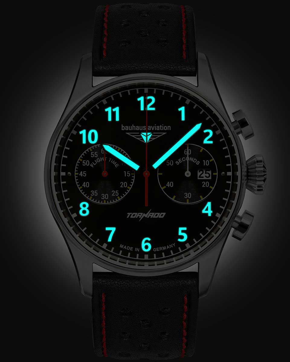 Bauhaus Aviation 2770-2 Herren Uhr • Chronograph • Made in Germany