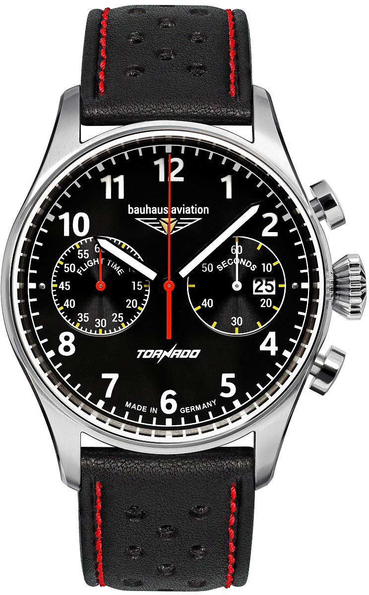 Bauhaus Aviation 2770-2 Herren Uhr • Chronograph • Made in Germany