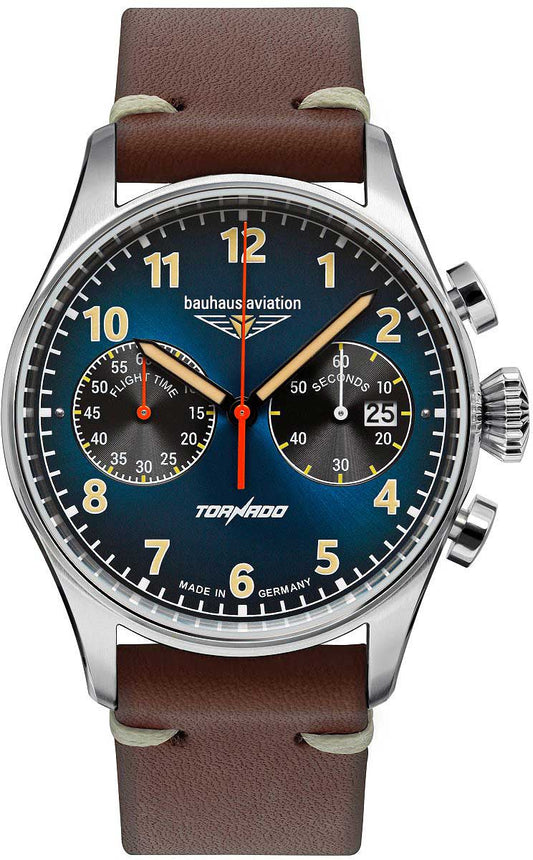 Bauhaus Aviation Tornado 2772-3 Uhr • Chronograph • K1 Sicherheitsglas