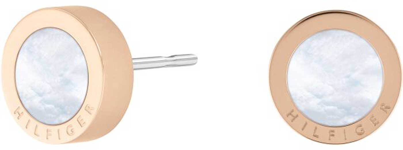 Runde Ohrstecker mit Steinchen - Tommy Hilfiger Modell: 2780663