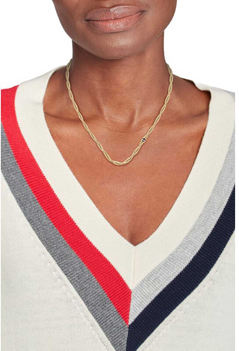 Schlangenkette im gedrehtem Design - Tommy Hilfiger Modell: 2780685