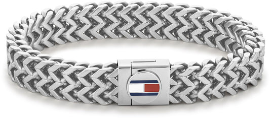 Armband aus Edelstahl / Flachpanzerkette - Tommy Hilfiger Modell: 2790245