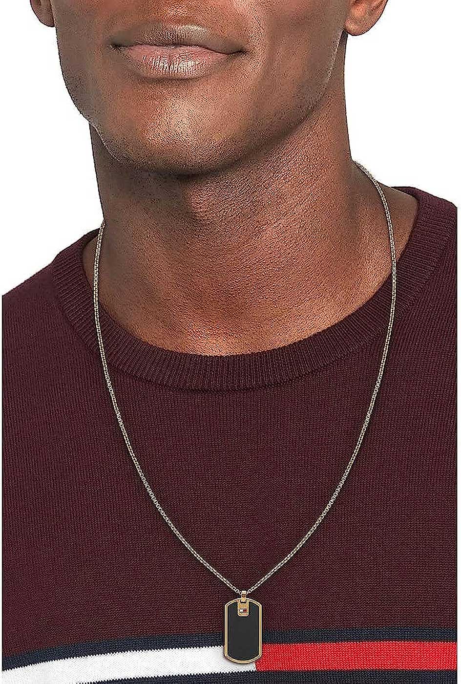 Venezianerkette mit Anhänger aus Leder - Tommy Hilfiger Modell: 2790432