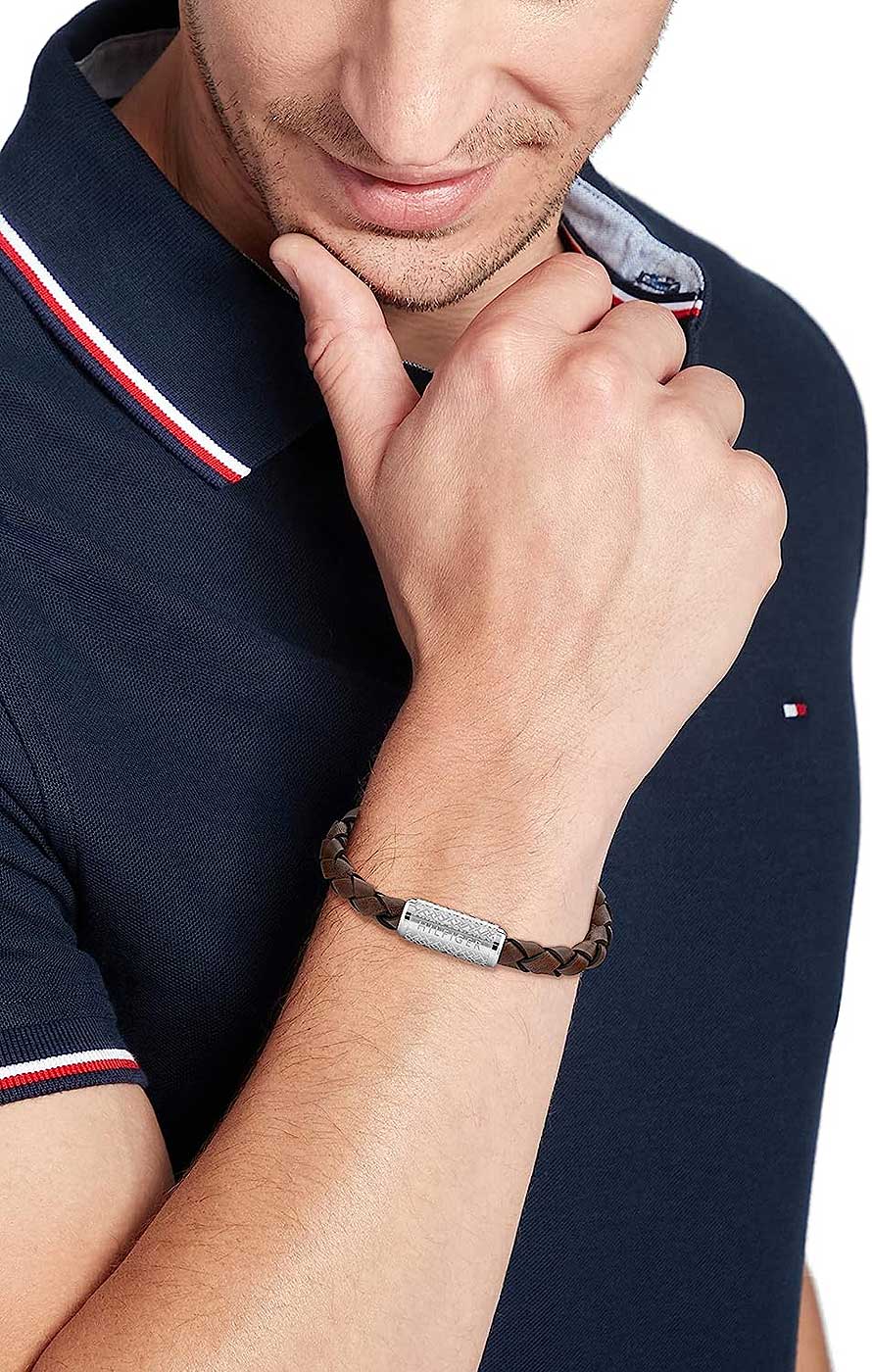 Geflochtenes Lederarmband - Tommy Hilfiger Modell: 2790482