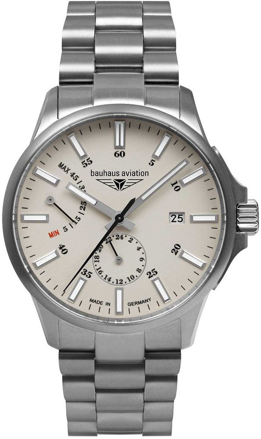 Bauhaus Aviation 2860M-5 Herren Uhr • Automatik • Saphirglas