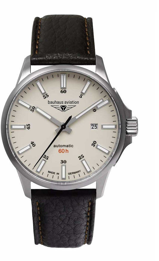 Bauhaus Aviation 2864-5 Herren Uhr • Automatik • Saphirglas