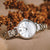 Holzkern Skadi Skadi Damen Armbanduhr Weiß • Miyota Quarzwerk • Perlmutt-Zifferblatt, Bild 8