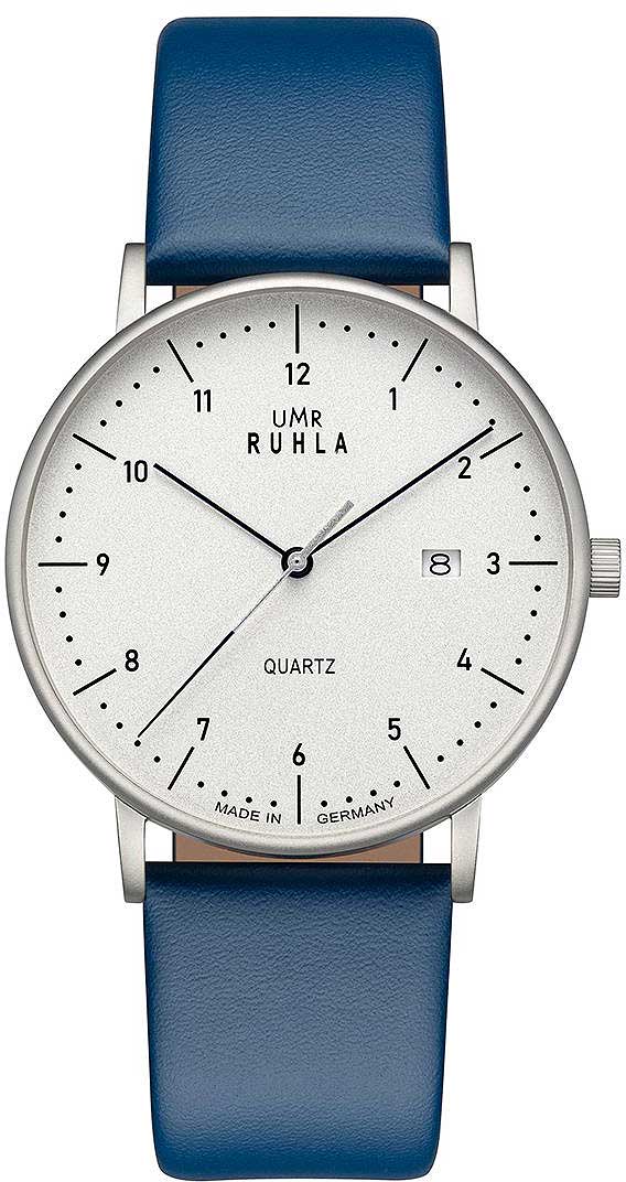 UMR Ruhla RUHLA-Classic 30431 bl Herren Uhr • Präzises Quarz-Uhrwerk • Made in Germany