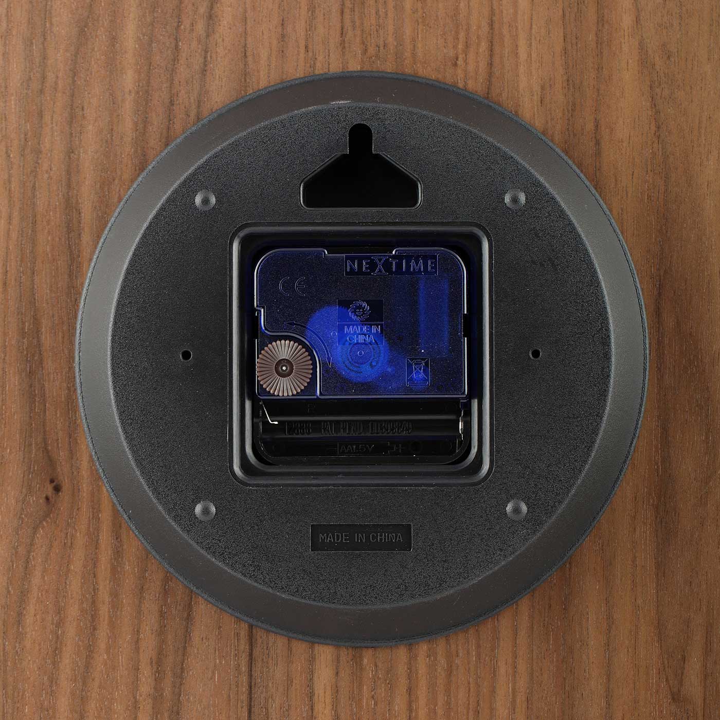 Nextime Wall Clock 53x53x3 cm Wood • Silent Quartz Movement • Natural Wood