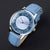 Holzkern Avatar Water Tribe Unisex Armbanduhr Marmor/Blau • Miyota Quarzwerk • Echter Blaumarmor-Zifferblatt, Bild 5
