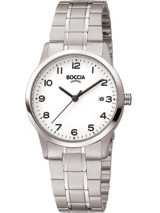 Boccia 3302-01 Damen Uhr • Reines Titan • Ultraleicht