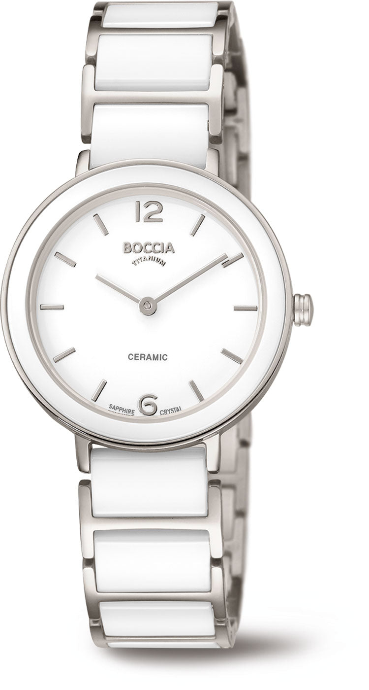 Boccia 3311-01 Damen Uhr • Reines Titan • Saphirglas