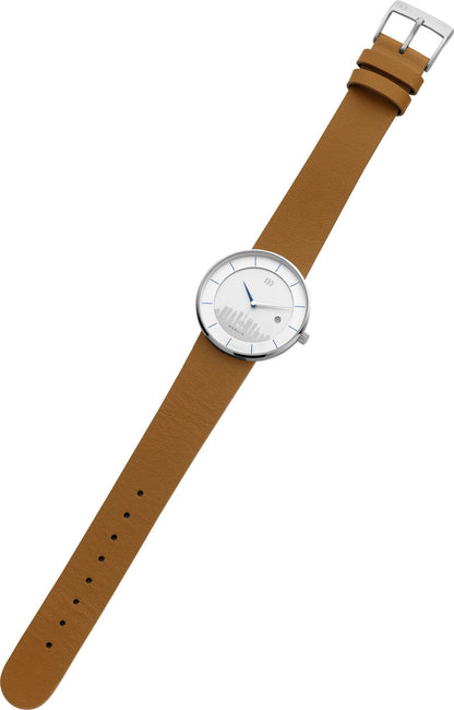 Herrenuhr mit der Skyline von Berlin auf dem Zifferblatt - Danish Design Modell: 3314657