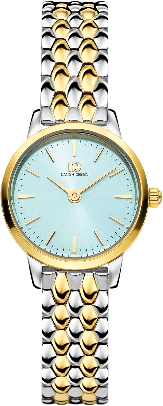 Danish Design 3320359 Damen Uhr • Bicolor-Design • Ultra-flach