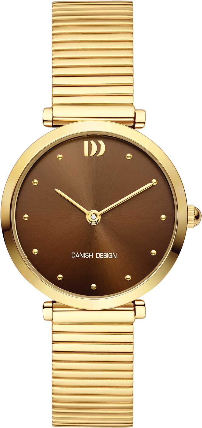 Danish Design AVA IV87Q1301 Damen Uhr • Ultraflaches Design • Elegantes Milanaiseband
