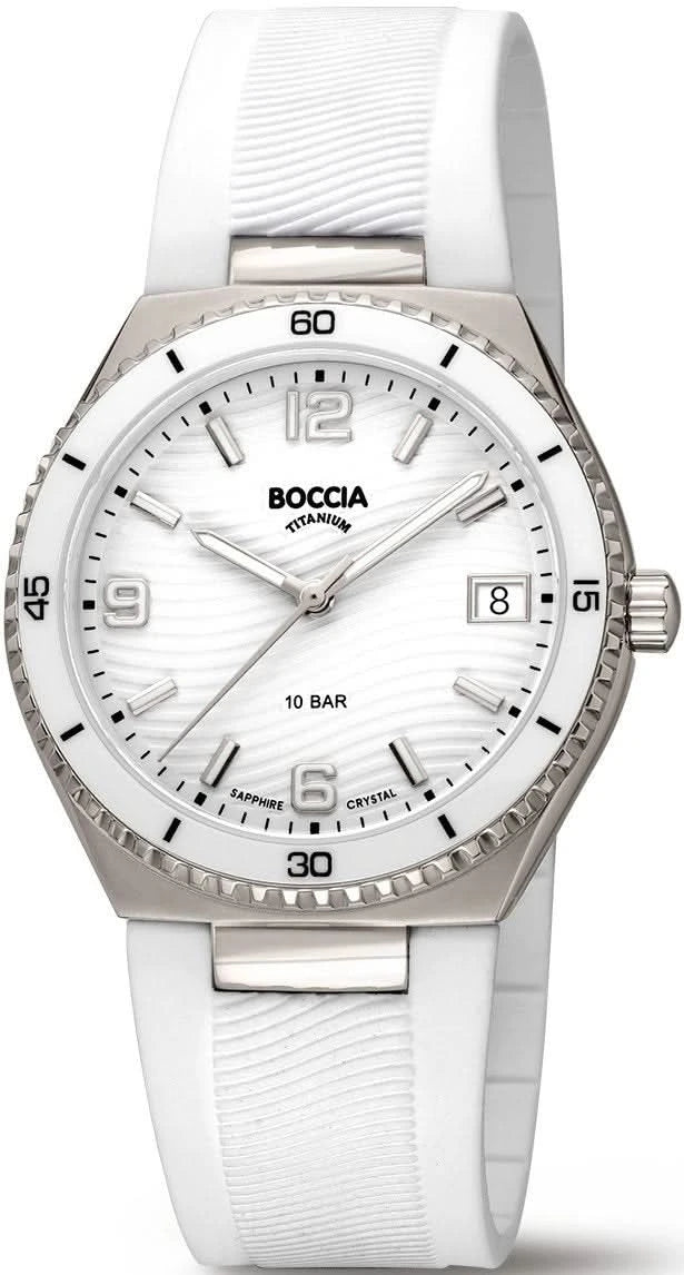 Boccia 3375-01 Ladies' Watch • Hypoallergenic Pure Titanium • Extremely Lightweight & Robust