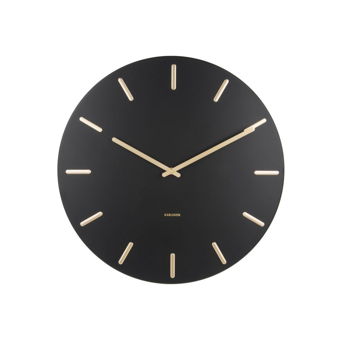 Karlsson Wall Clock 45 cm Ø Metal • Silent Quartz Movement • Modern Design