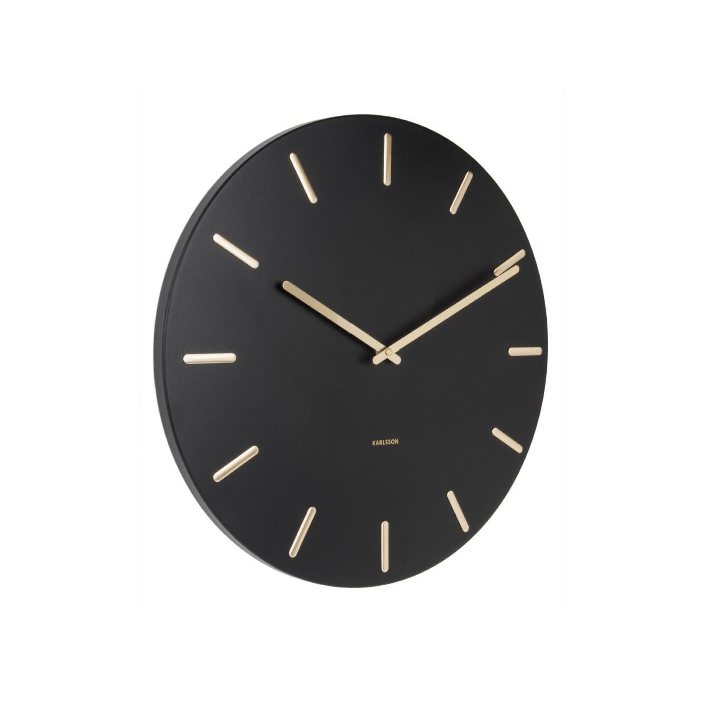 Karlsson Wall Clock 45 cm Ø Metal • Silent Quartz Movement • Modern Design