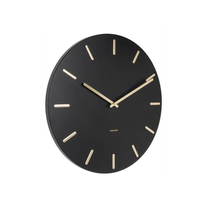 Karlsson Wall Clock 45 cm Ø Metal • Silent Quartz Movement • Modern Design